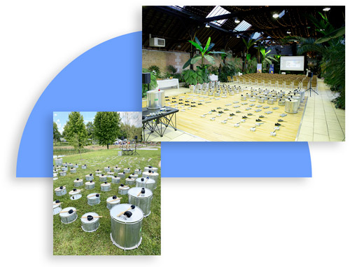 Activité team building batucada en extérieur