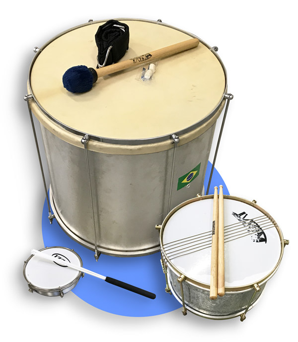 Instruments de percussions brésiliennes pour animation team building à Paris