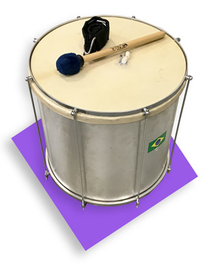 Surdo percussion brésilienne team building batucada